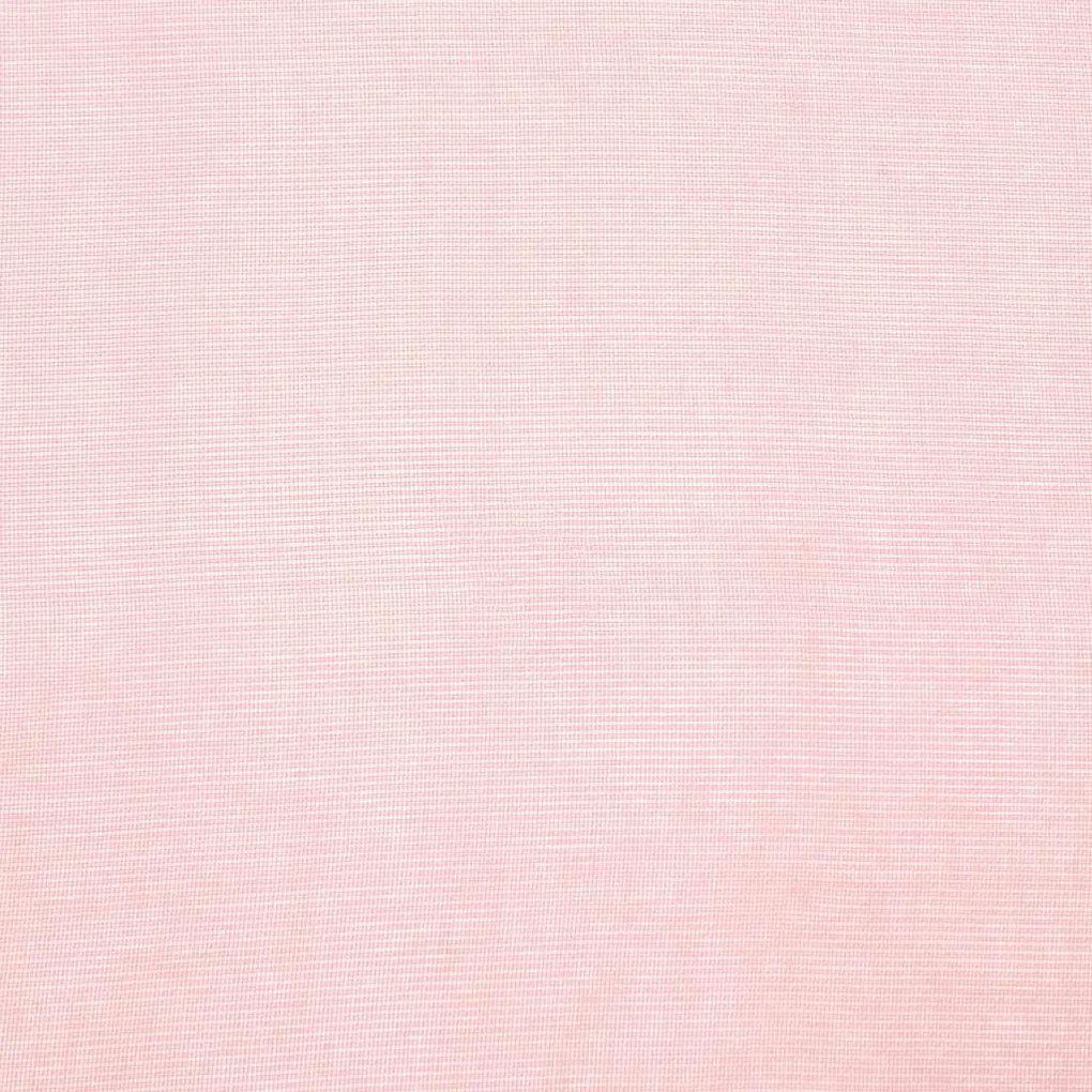 Cortinas de voile com ilhós 2 pcs rosa-claro 140x140 cm