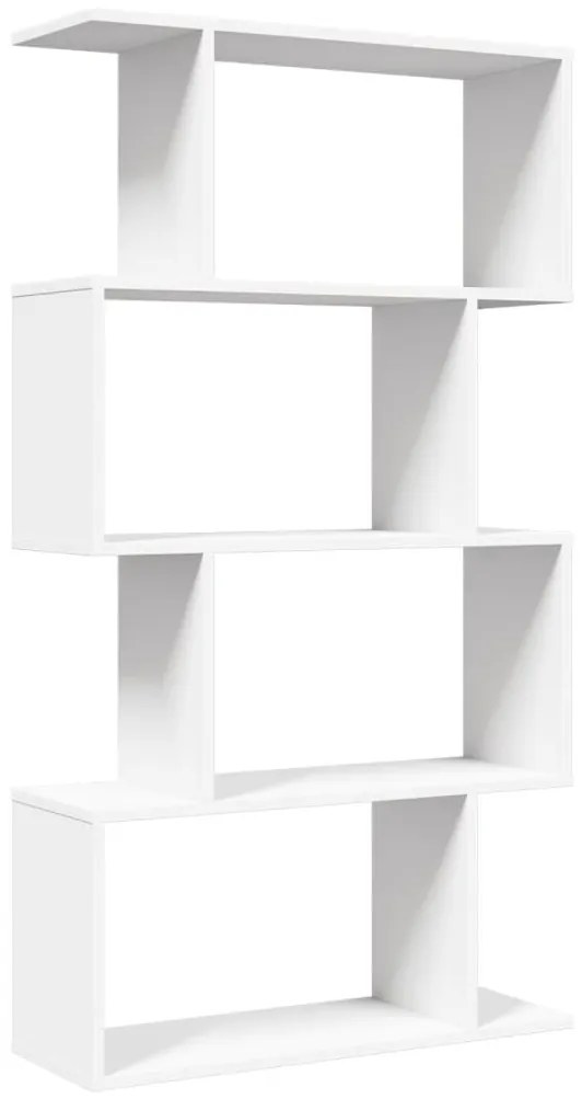 Estante divisória 4 níveis 70x24x129cm derivados madeira branco