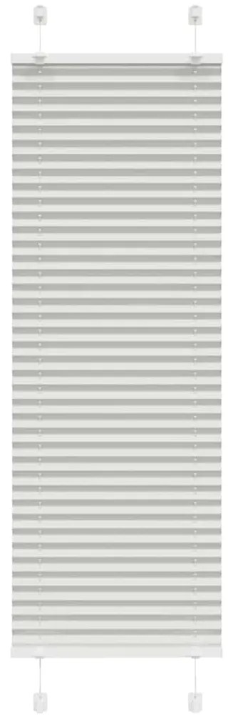Cinzento Luz Plissada Cega 40x100 cm Largura Tecido 39,4 cm