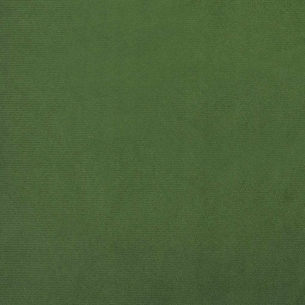 Sofá-cama de 2 lugares veludo verde-escuro