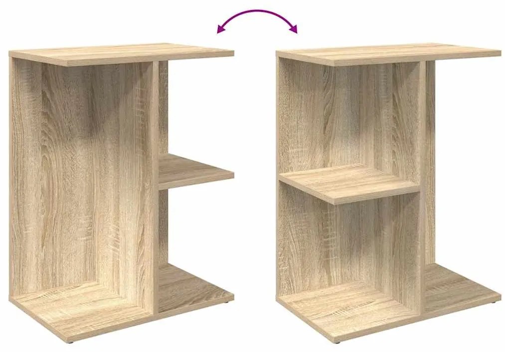 Mesas cabeceira 2pcs 46,5x29x61cm deriv.madeira carvalho sonoma
