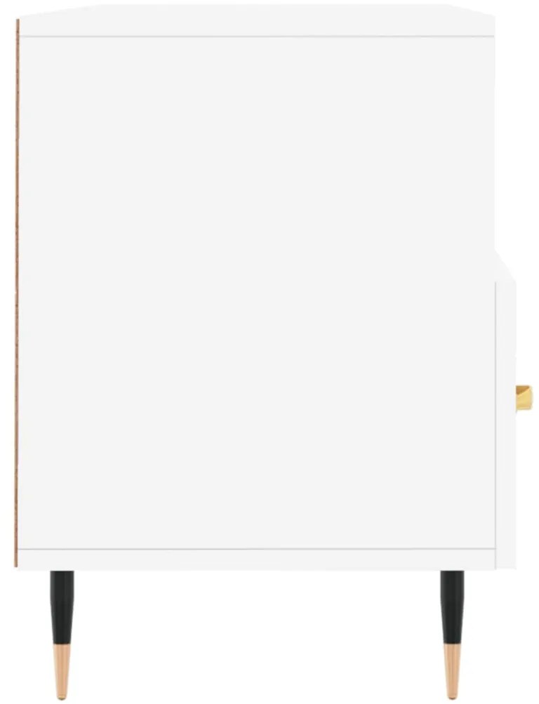 Móvel de TV 102x36x50 cm derivados de madeira branco