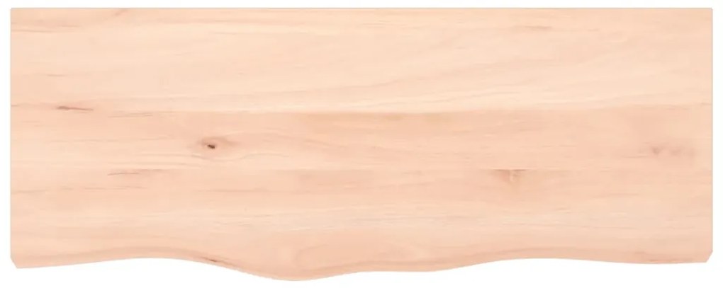 Prateleira de parede 100x40x(2-6)cm carvalho maciço não tratado
