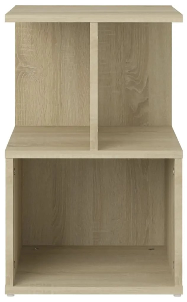 Mesa de cabeceira 35x35x55 cm derivados madeira carvalho sonoma