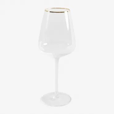 Pacote De 4 Taças De Vinho Branco Em Vidro 52 Cl Olaya Transparente - Sklum