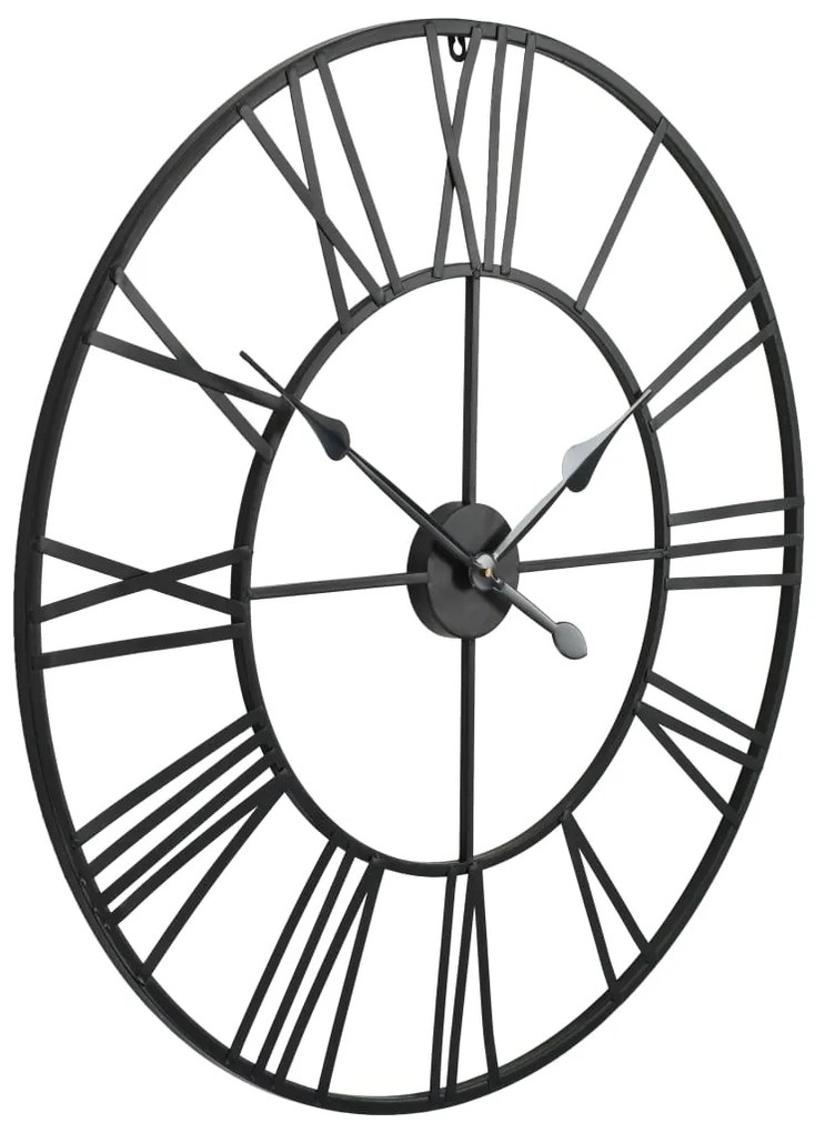 Relógio de parede com movimento quartzo metal 80 cm XXL