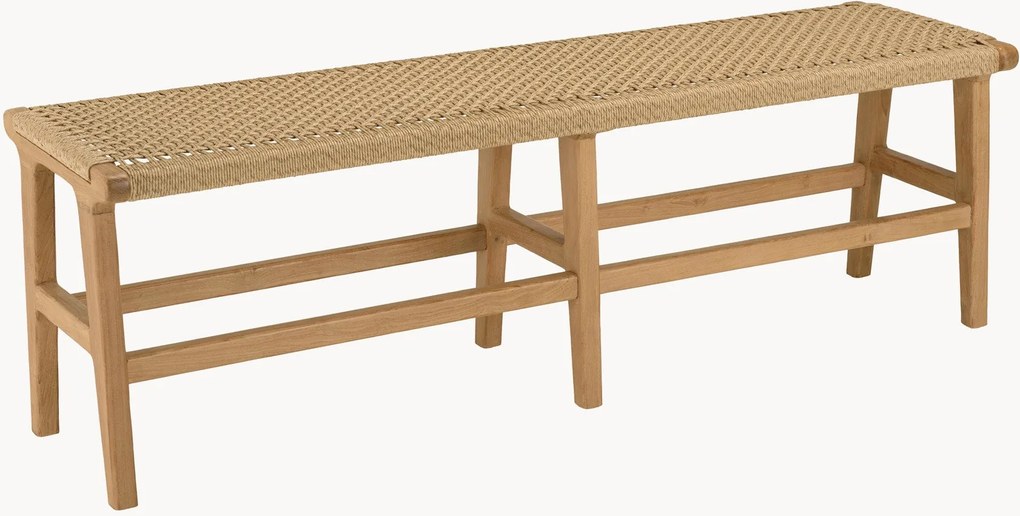 Banco de jardim em madeira de teca Valeria