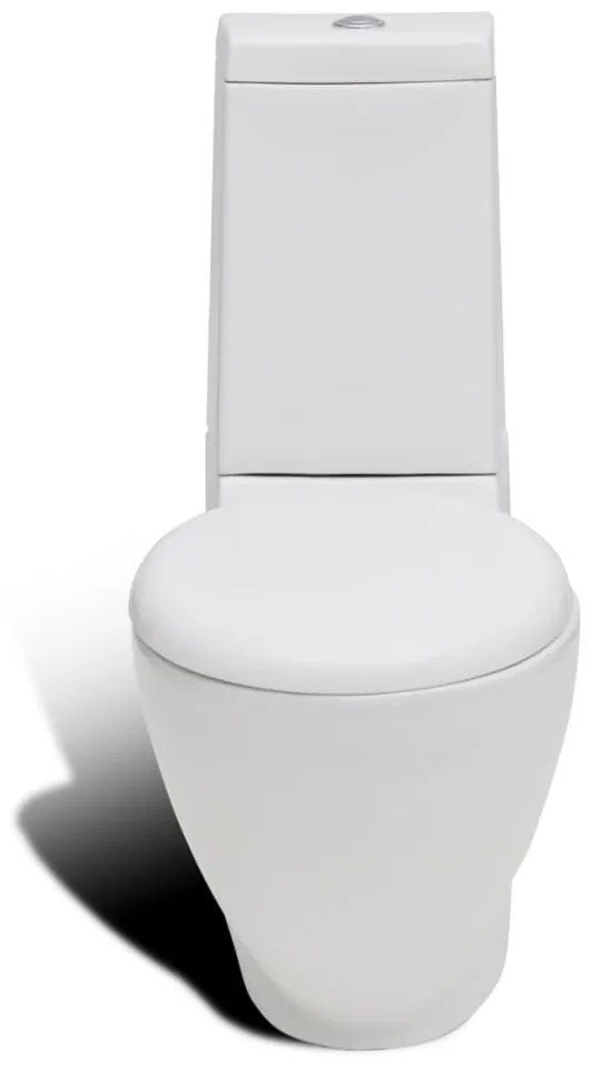 Conjunto com sanita e bidé cerâmica branca