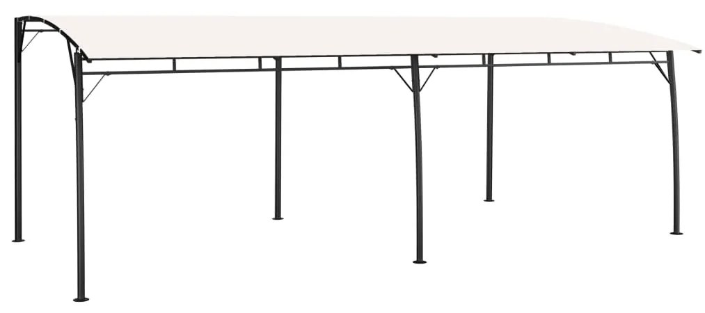vidaXL Toldo para-sol de jardim 6x3x2,55 m cor creme
