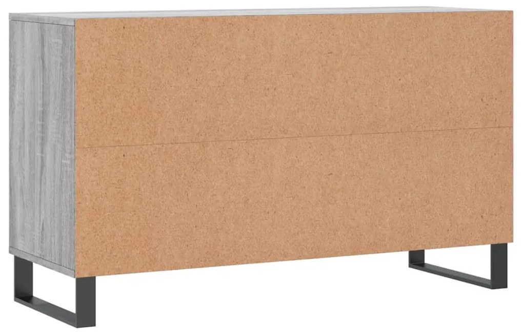 Sapateira 102x36x60 cm derivados de madeira cinzento sonoma