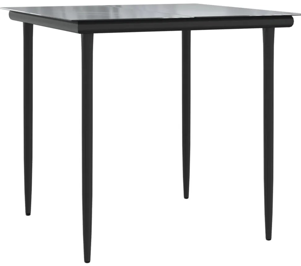 3 pcs conjunto jantar p/ jardim c/ almofadões vime PE castanho