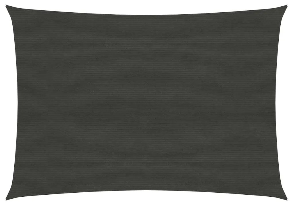 Para-sol estilo vela 160 g/m² 4x5 m PEAD antracite