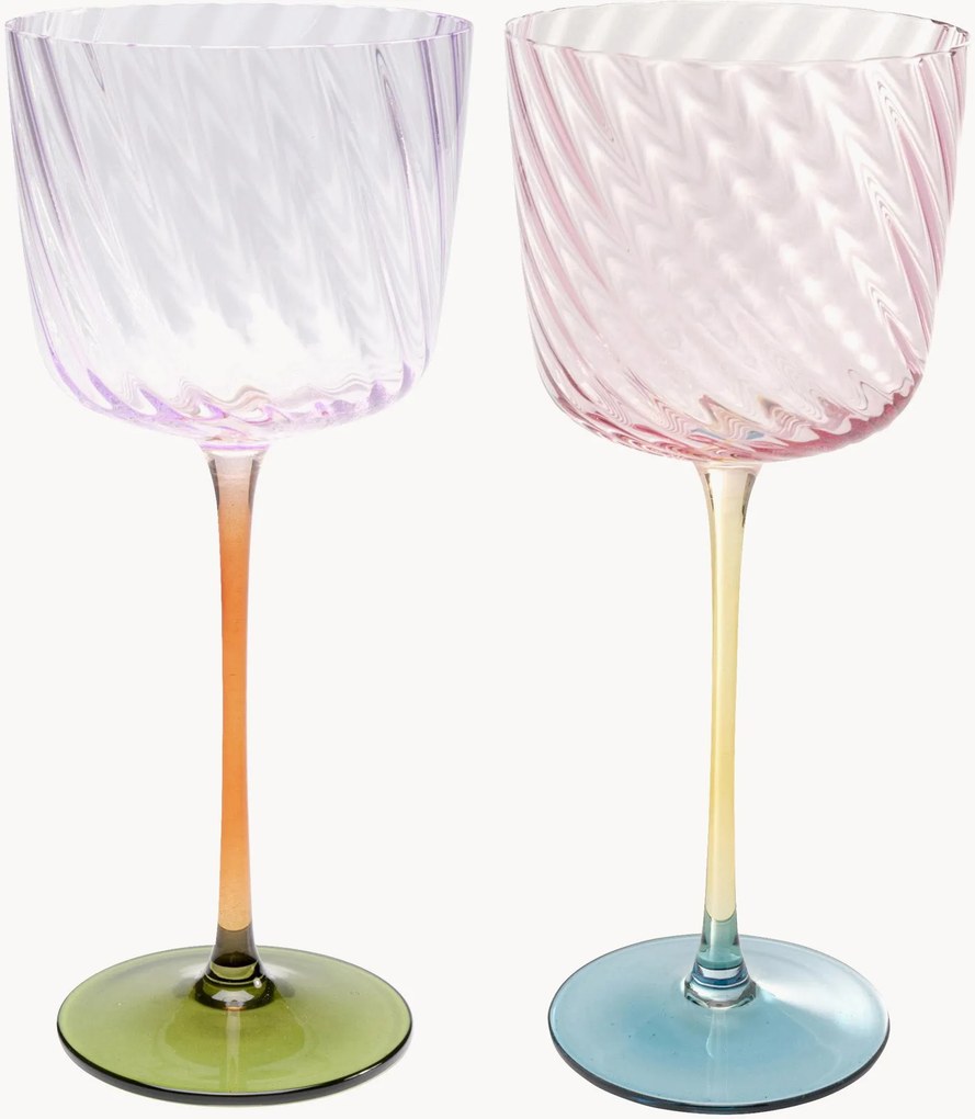 Copos de vinho Twist, conjunto de 4