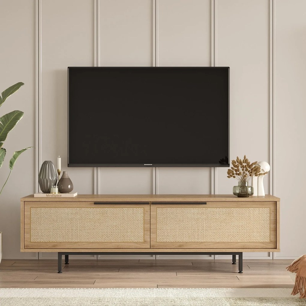 Móvel TV ON1 – Walnut – 160 cm x 45,1 cm x 35,5 cm