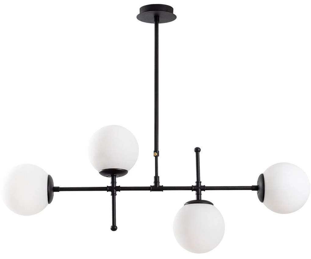 Chandelier Mudoni – Preto – 108 x 15 cm