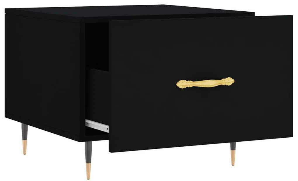 Mesa de centro 50x50x40 cm derivados de madeira preto