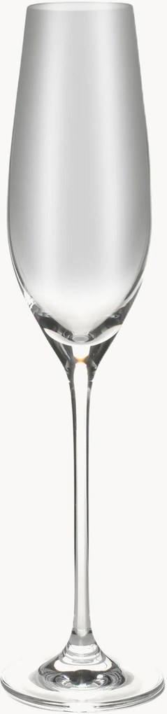Copos de champanhe em vidro de cristal Cuvee, conjunto de 6