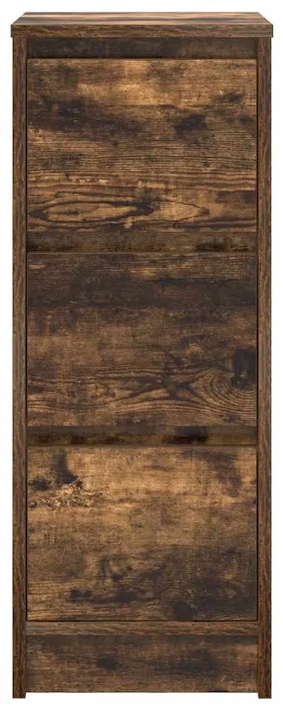 Aparador 29,5x34x76 cm derivados de madeira carvalho fumado