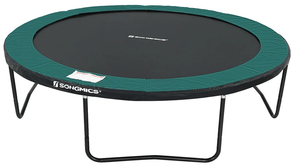 Tapete de saltos reforçado para Trampolim Ø 202 cm para trampolins Ø 244 cm e 42 molas Preto