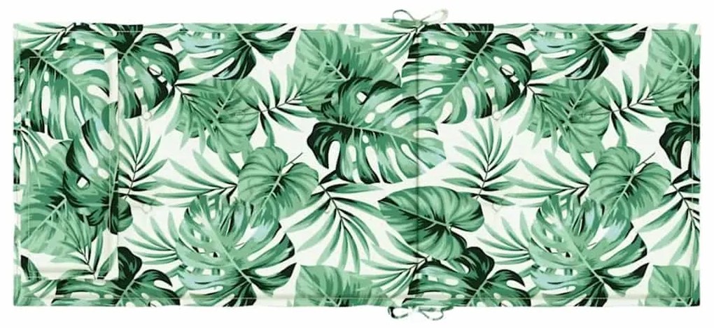 Almofadões p/ cadeira encosto alto 4 pcs tecido oxford folhas