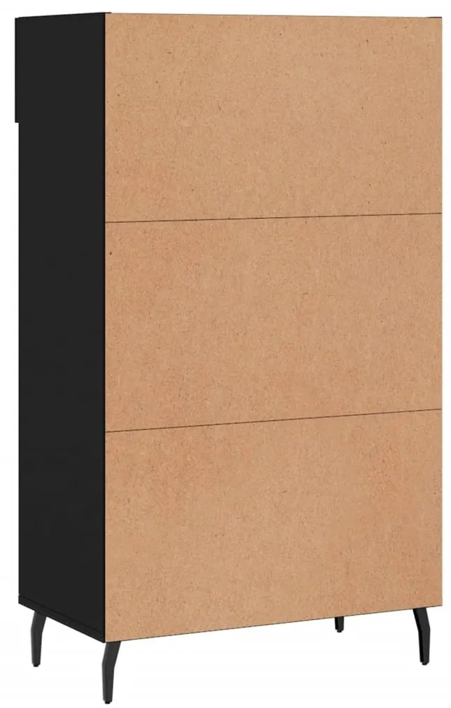 Sapateira 60x35x105 cm derivados de madeira preto