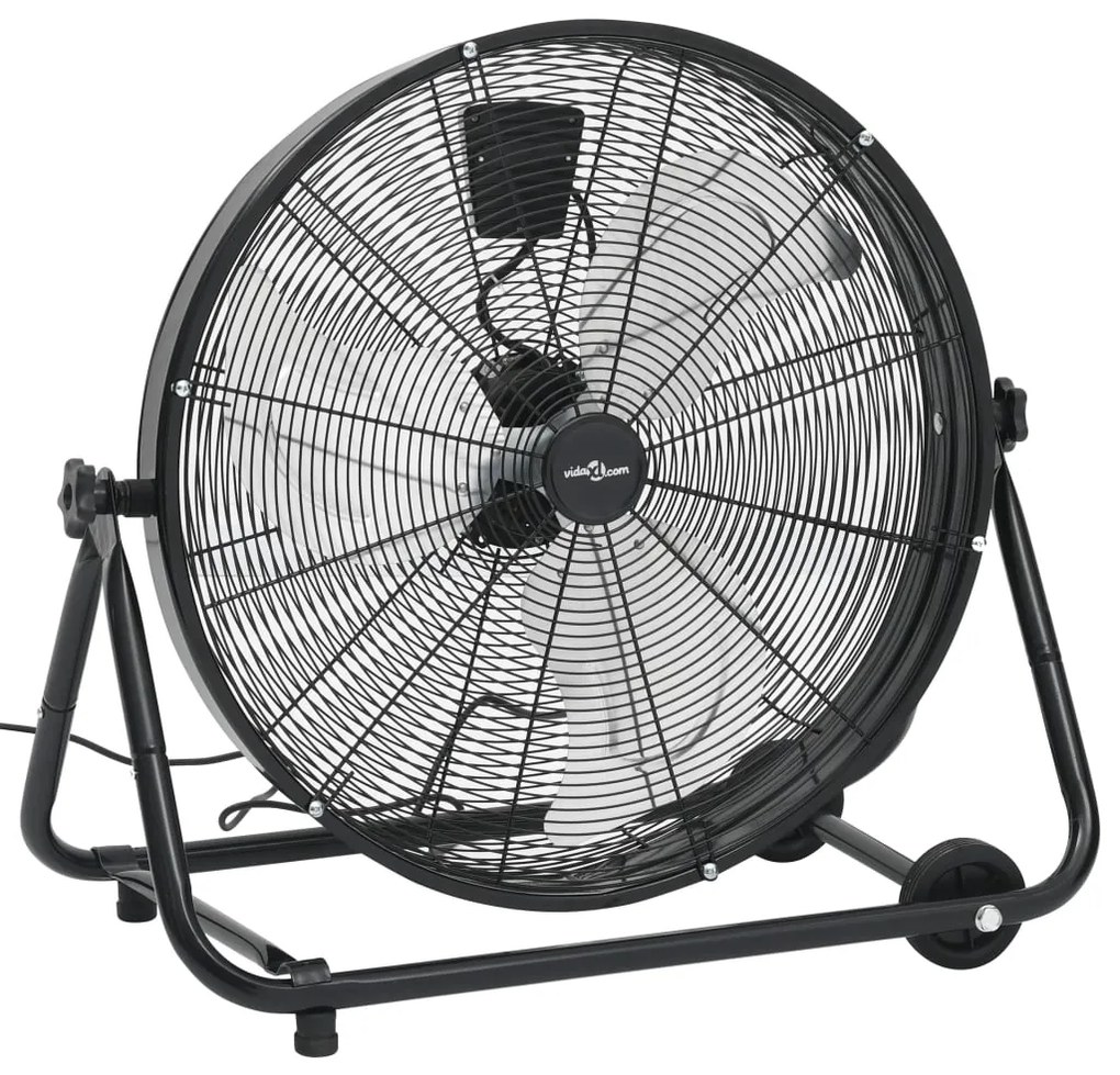 Ventoinha de tambor industrial 60 cm 172,5 W preto