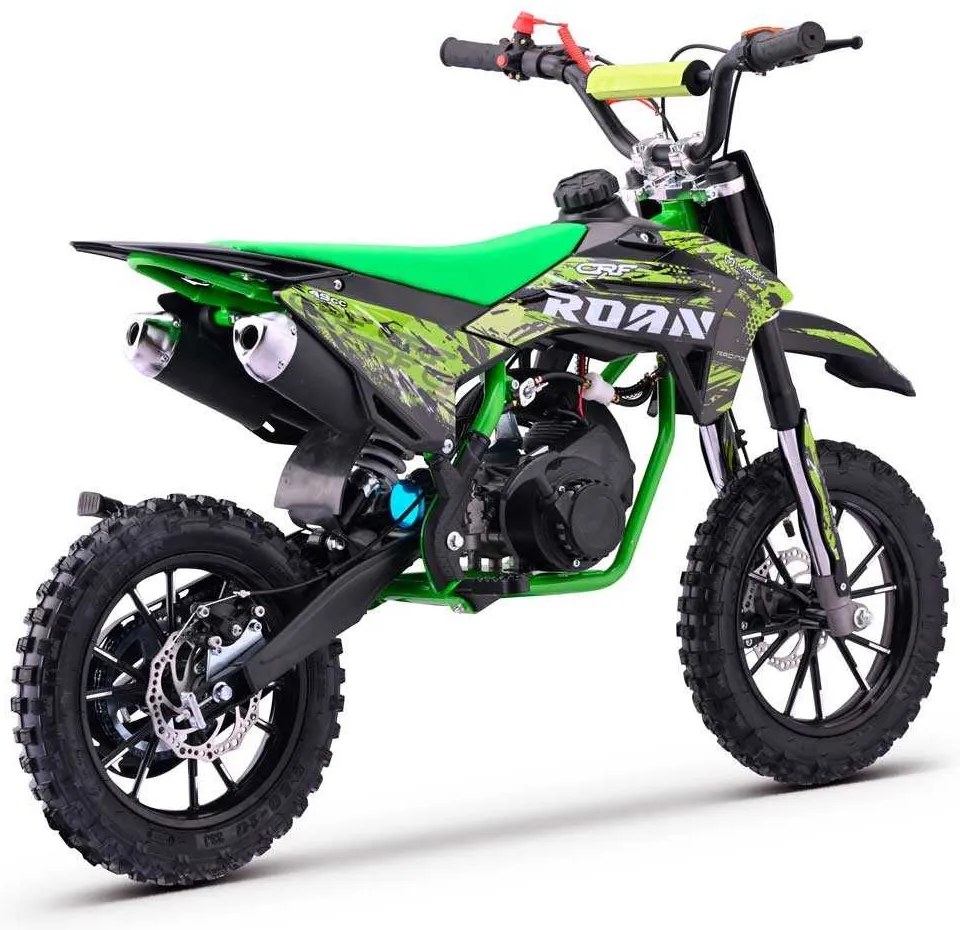 MINI MOTO Crianças MINICROSS gasolina 49cc Roan CRF 10/10" 3.5cv Verde