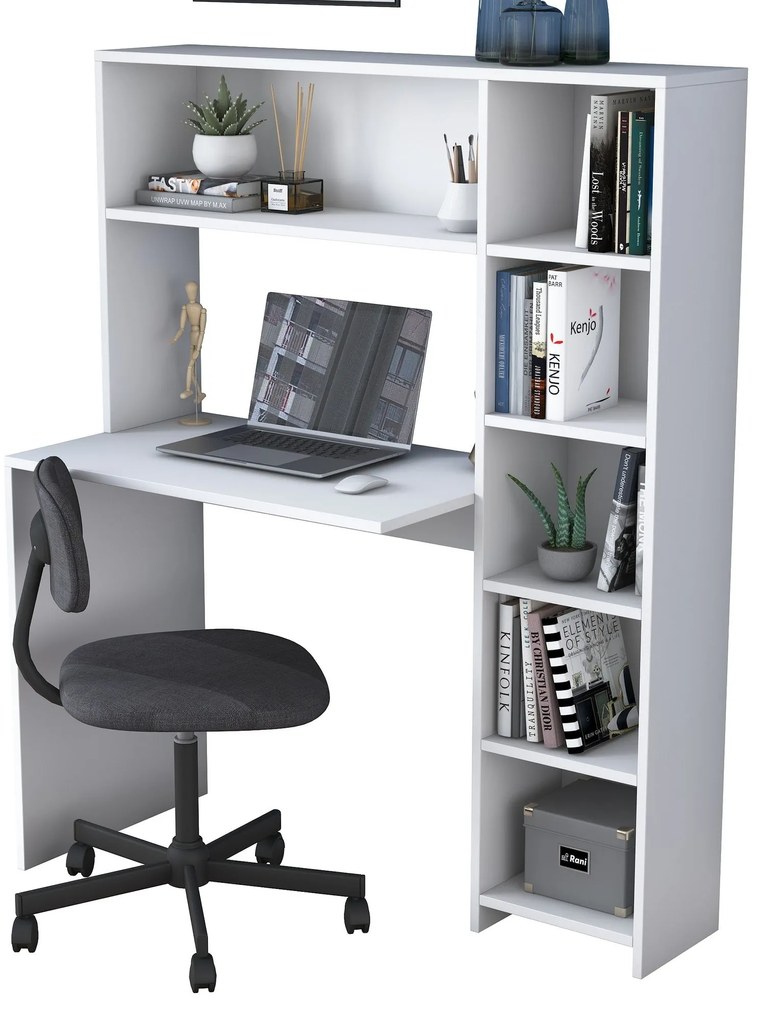 Secretária de Estudo HA104 – Branco – 113,2x141,8x40 cm