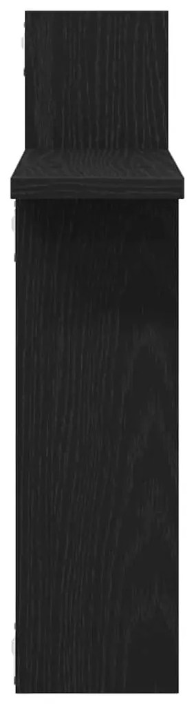 Estantes de parede 2 pcs 50x12x50 cm carvalho preto