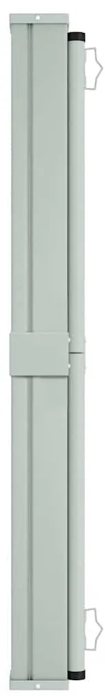 Toldo lateral retrátil para pátio 600x160 cm cor creme