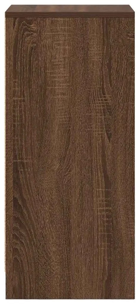 Aparador 29,5x34x76 cm derivados de madeira carvalho castanho