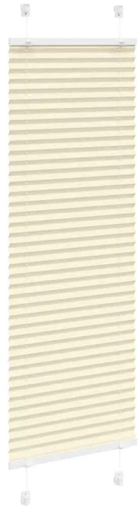 Creme Plissada Cega 50x100 cm Largura Tecido 49,4 cm Poliéster