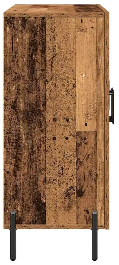 Sideboard vidaXL em Madeira Antiga 90x34x80 cm em Madeira Tecnológica