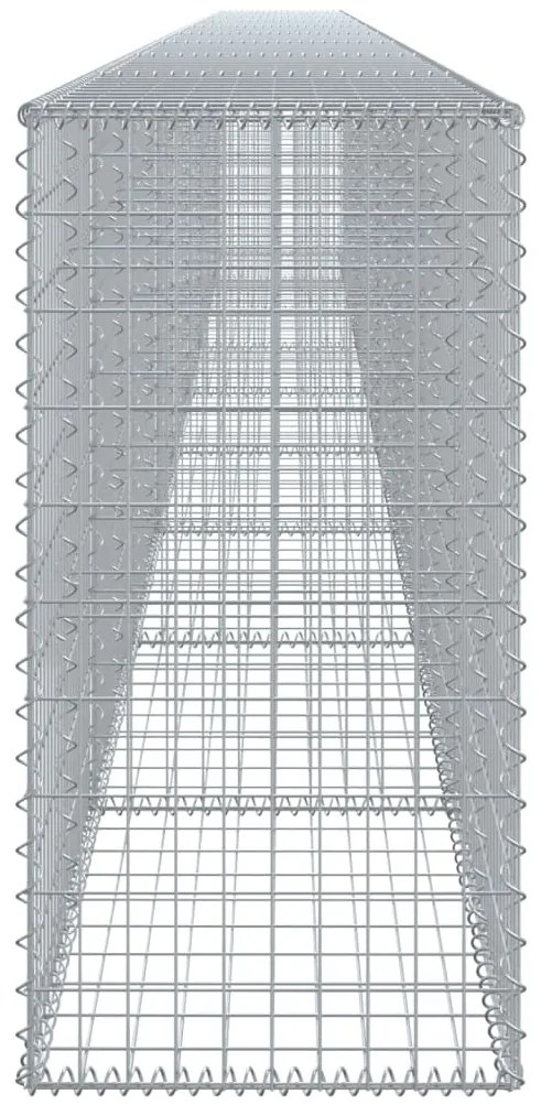 Cesto gabião com cobertura 900x50x100 cm ferro galvanizado