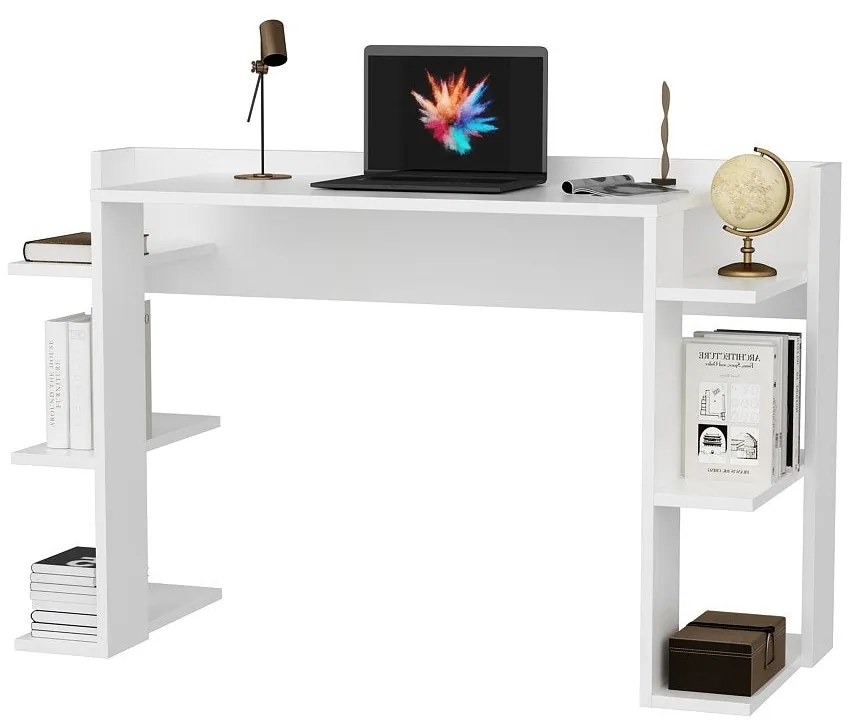 Secretária Cinar – Branco – 122,7 x 77 x 45 cm