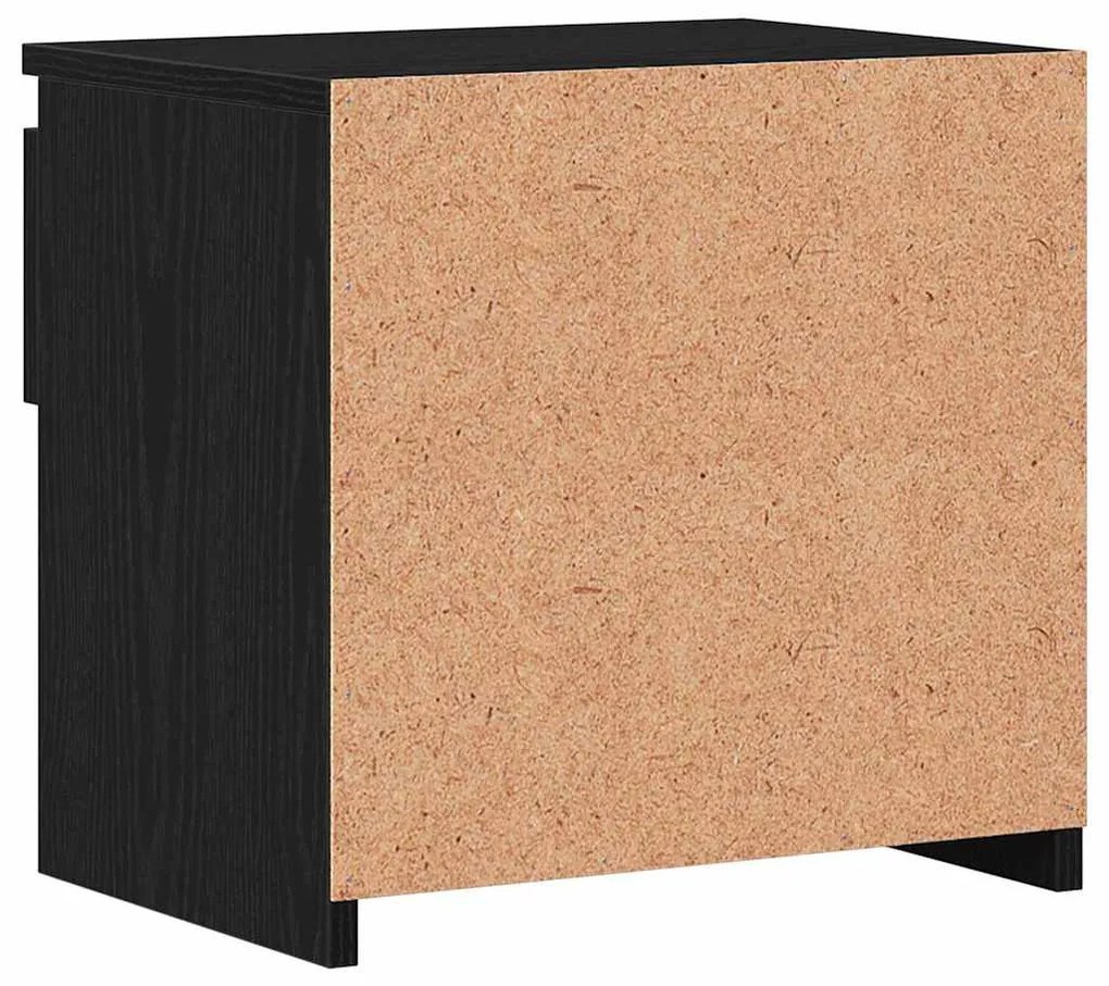 Conjunto de camas de cabeceira vidaXL 2 pcs Carvalho Preto 40x30x39 cm