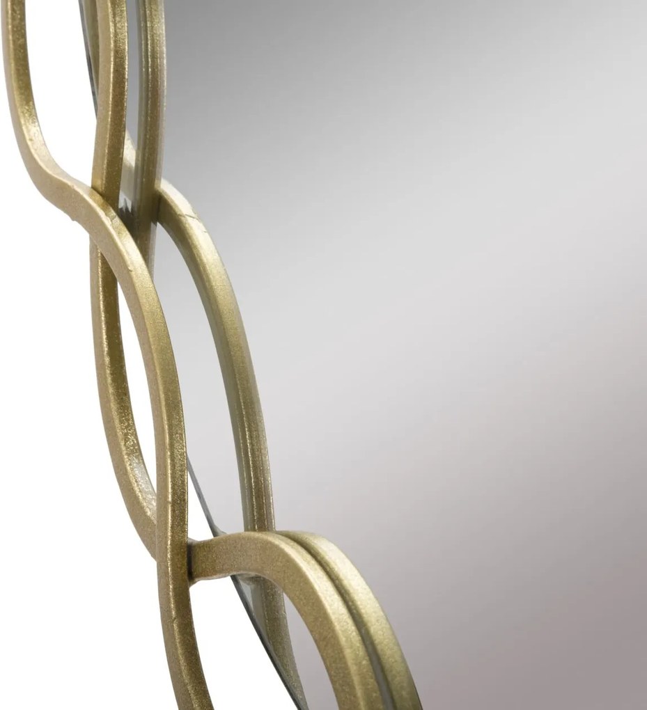 ESPELHO ELEONOR 73,5X2X72 CM DOURADO