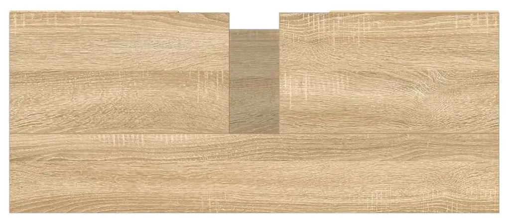 Armário p/ casa banho 80x33x60cm deriv. madeira carvalho sonoma