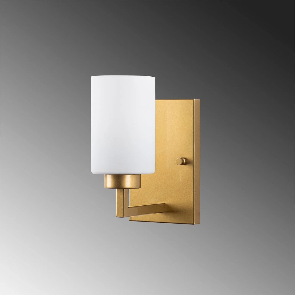 Aplique de Parede Hania – Dourado – 10 x 19 x 23 cm