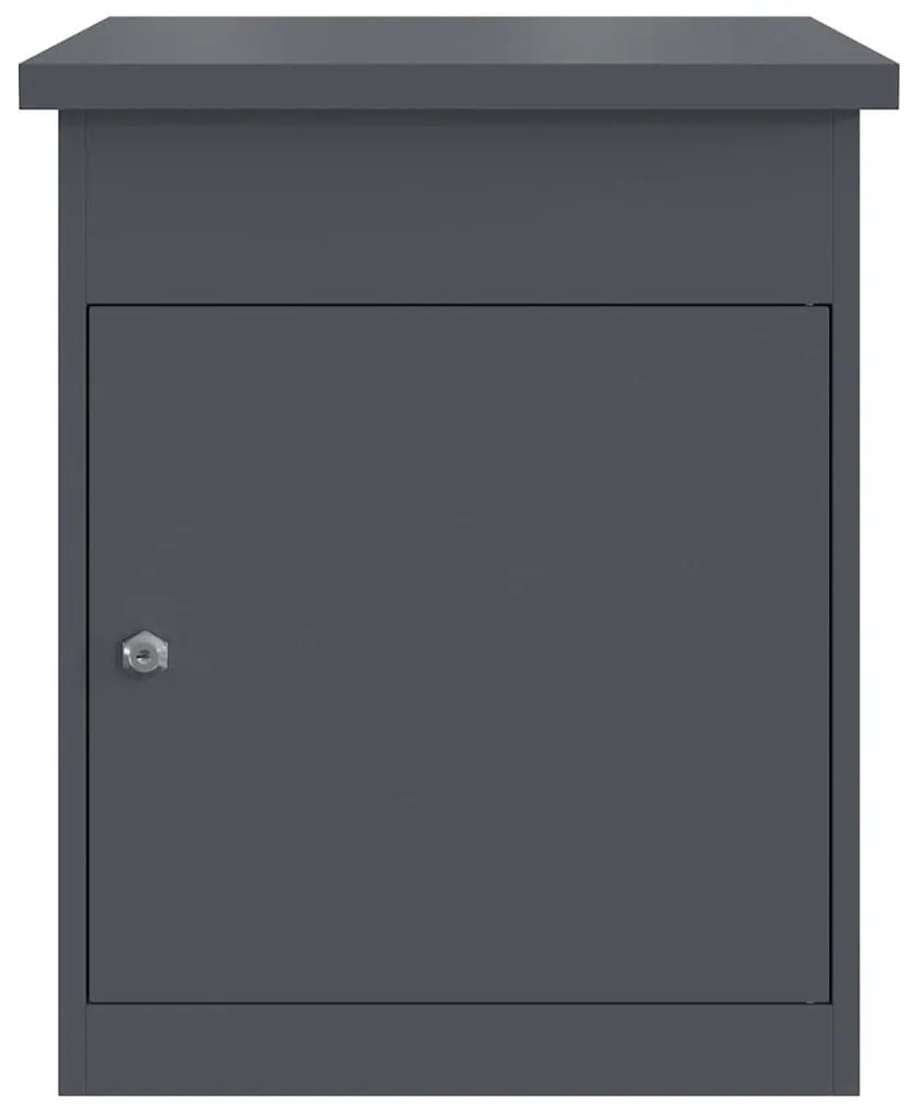 Caixa para entrega de pacotes Antracite 44 x 35 x 59 cm Aço