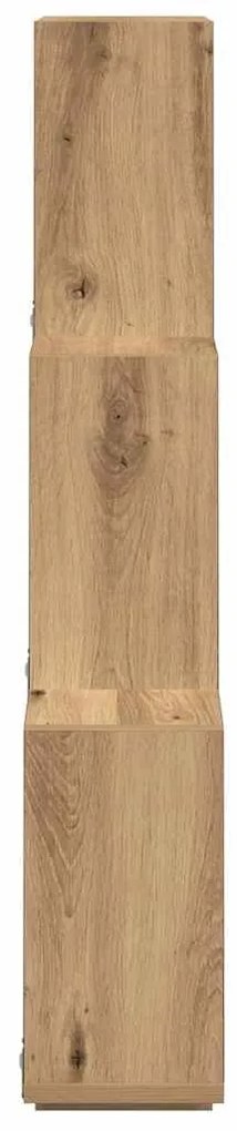 Estante parede cúbica 78x15x93cm deriv. madeira carvalho sonoma