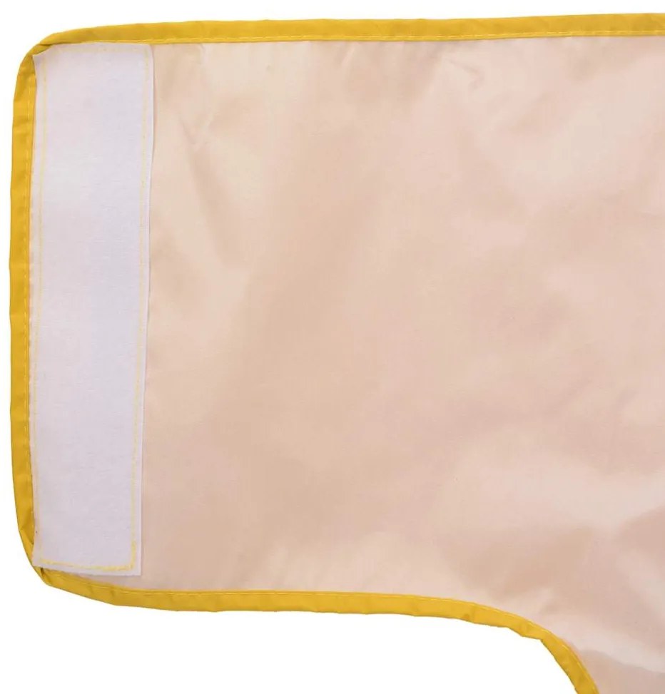 Capa de chuva para cães com tiras reflectoras amarelo 2XL