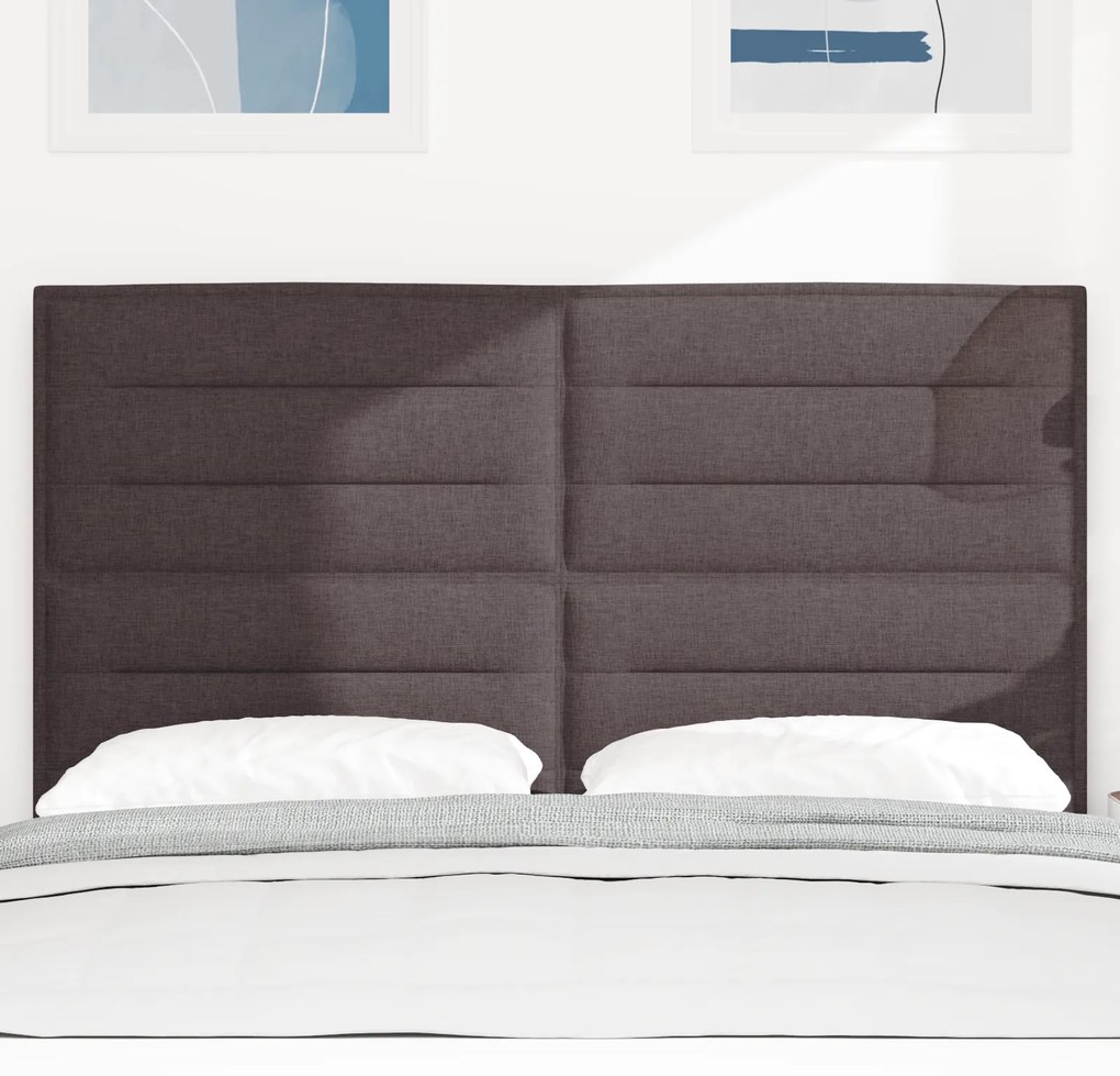 Cabeceira Linhas Design Castanha 160 cm Tecido