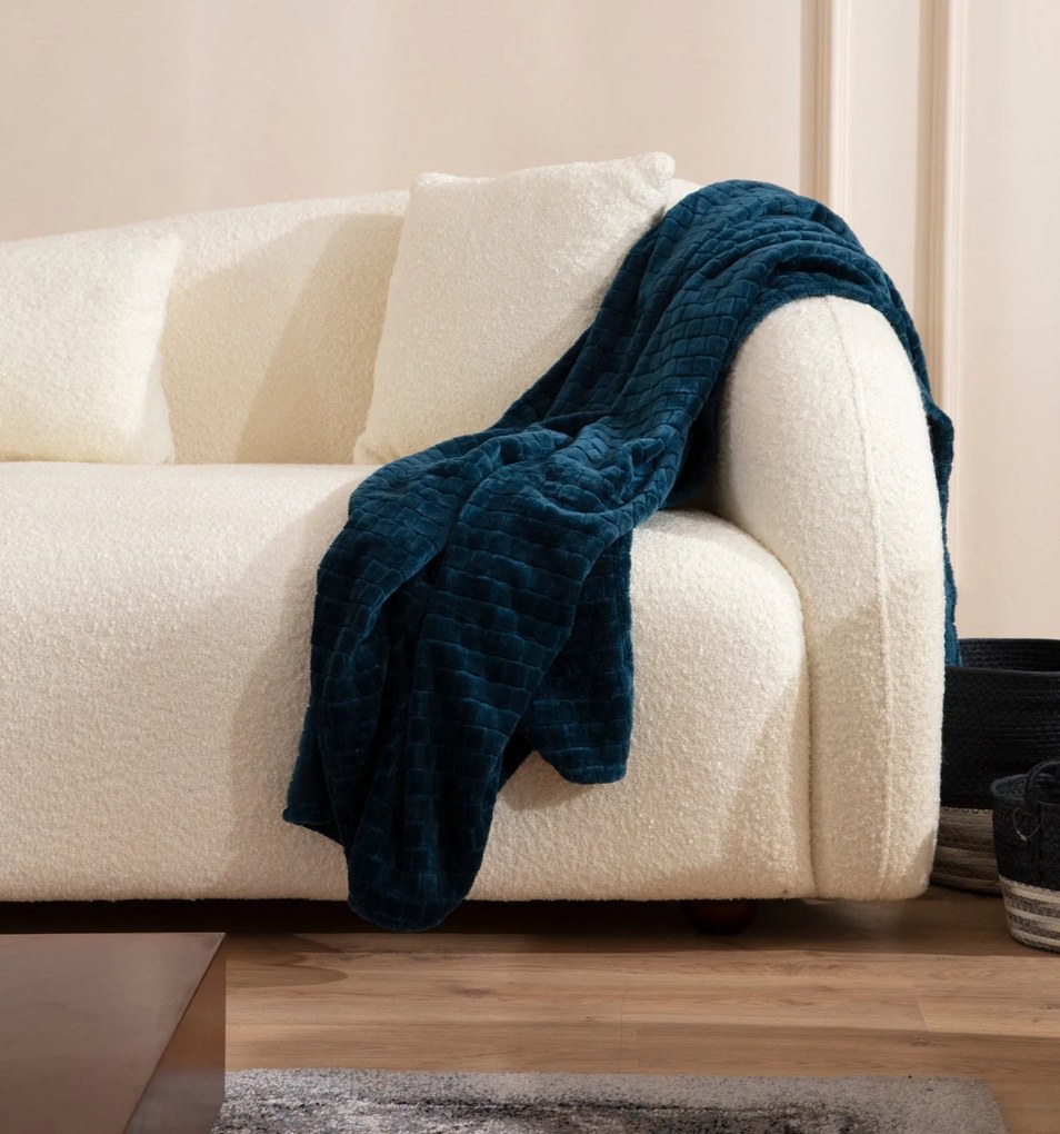 Sofá de 3 Lugares Venedik – Creme – 236 cm x 76 cm x 91 cm