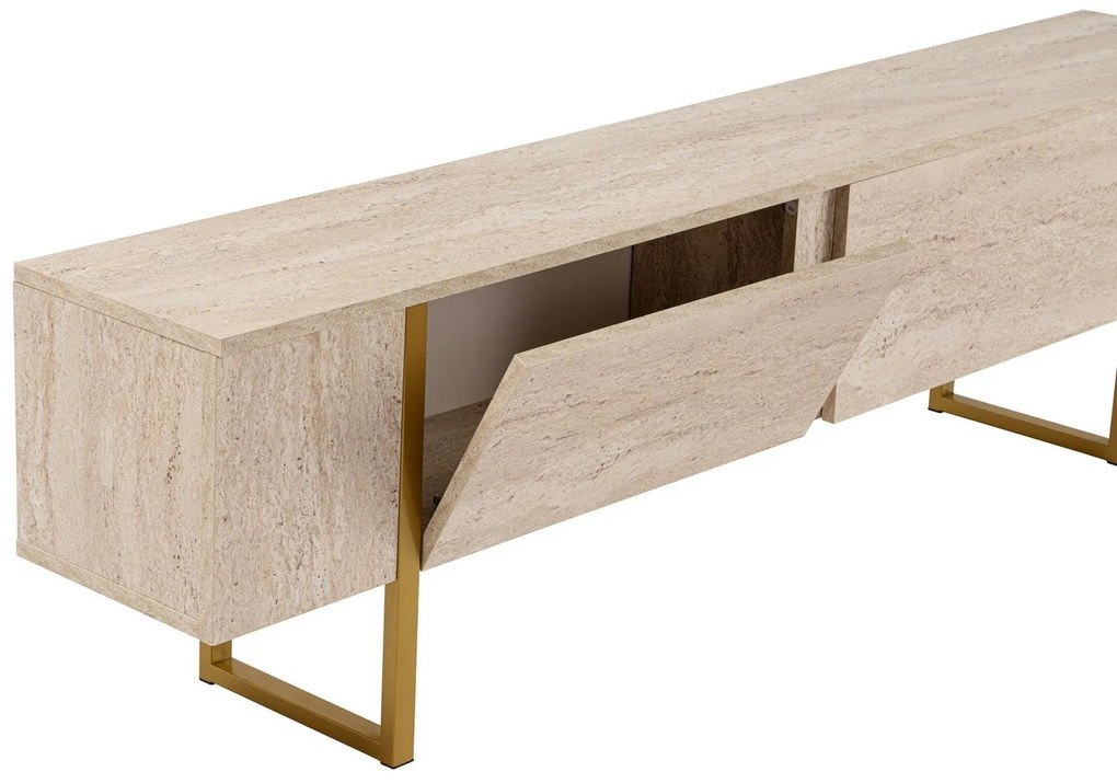 Móvel TV Serenity – Travertine Gold – 180 x 50 x 29,5 cm