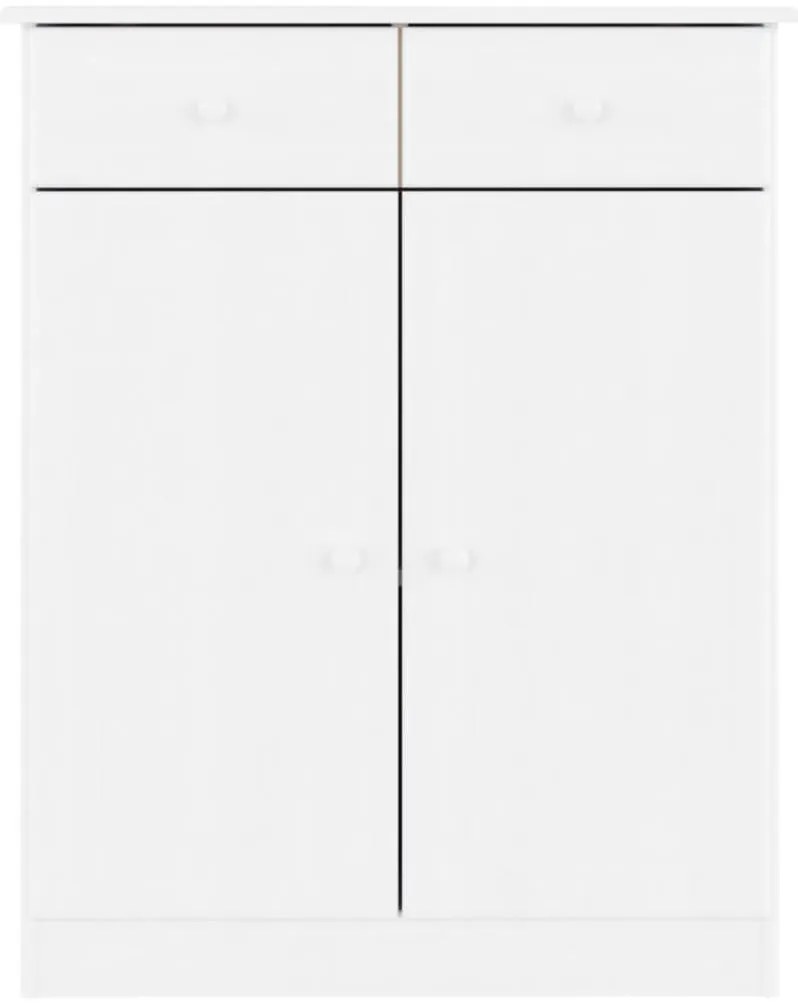 Sapateira ALTA 77x35x96 cm madeira de pinho maciça branco