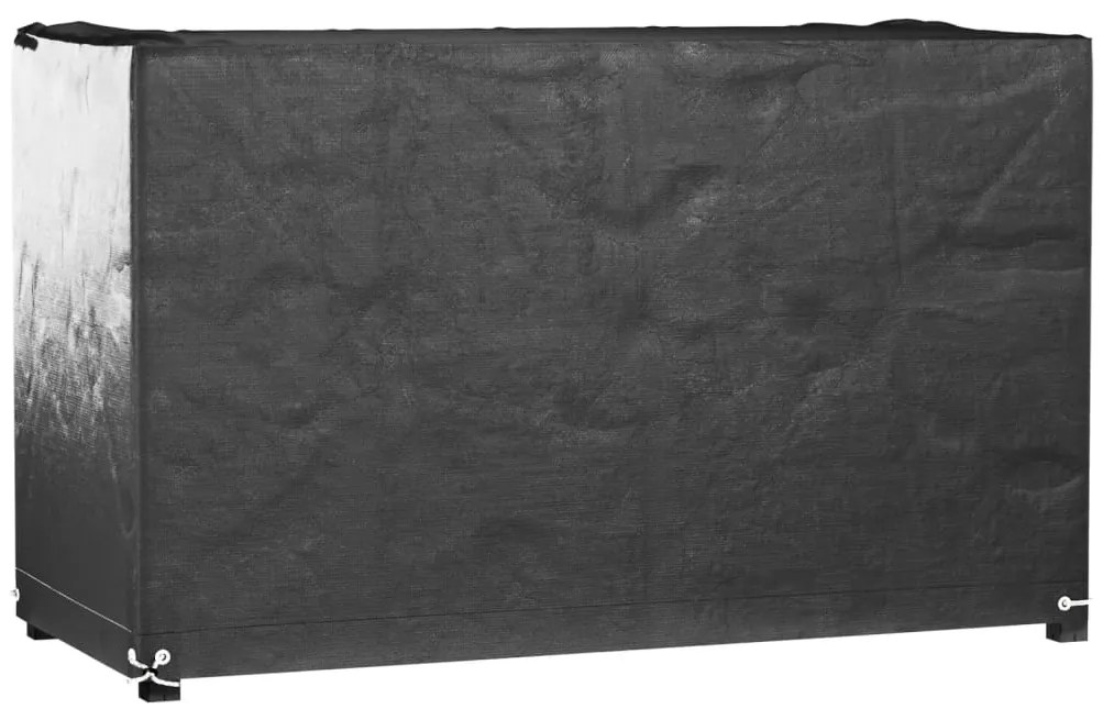 Capas p/ mobília de jardim 2 pcs 8 ilhós 170x94x70cm retangular