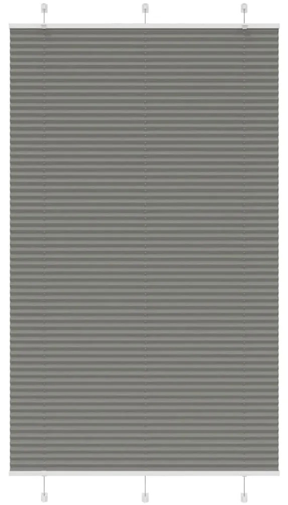 Antracite Plissada Cega 120x200 cm Largura Tecido 119,4 cm