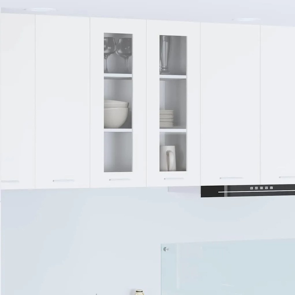 vidaXL Armário suspenso Riga Branco 60 x 31 x 80 cm Madeira processada