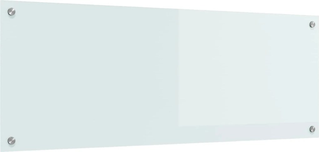 vidaXL Proteção de Cozinha Branco 110 x 40 cm vidro temperado